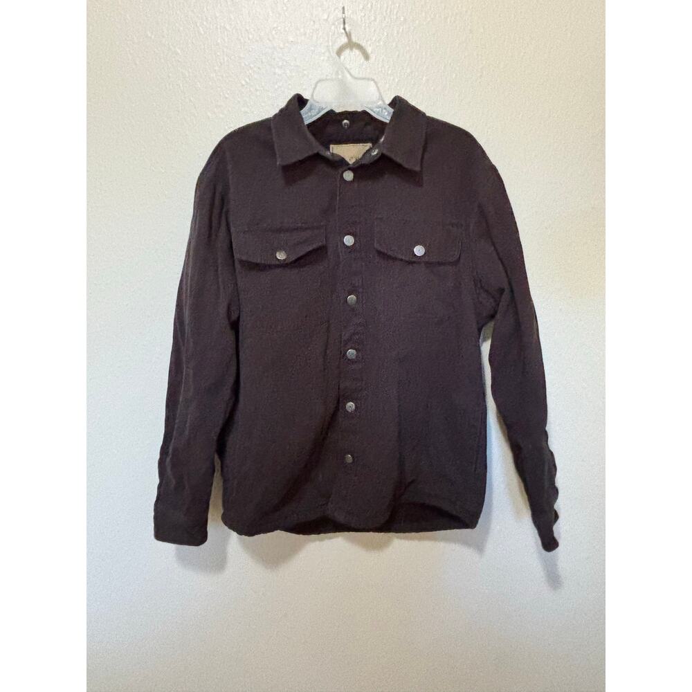 Men’s Jachs New York Coat Work Jacket Shacket Cotton Blend Fleece Lined, size L